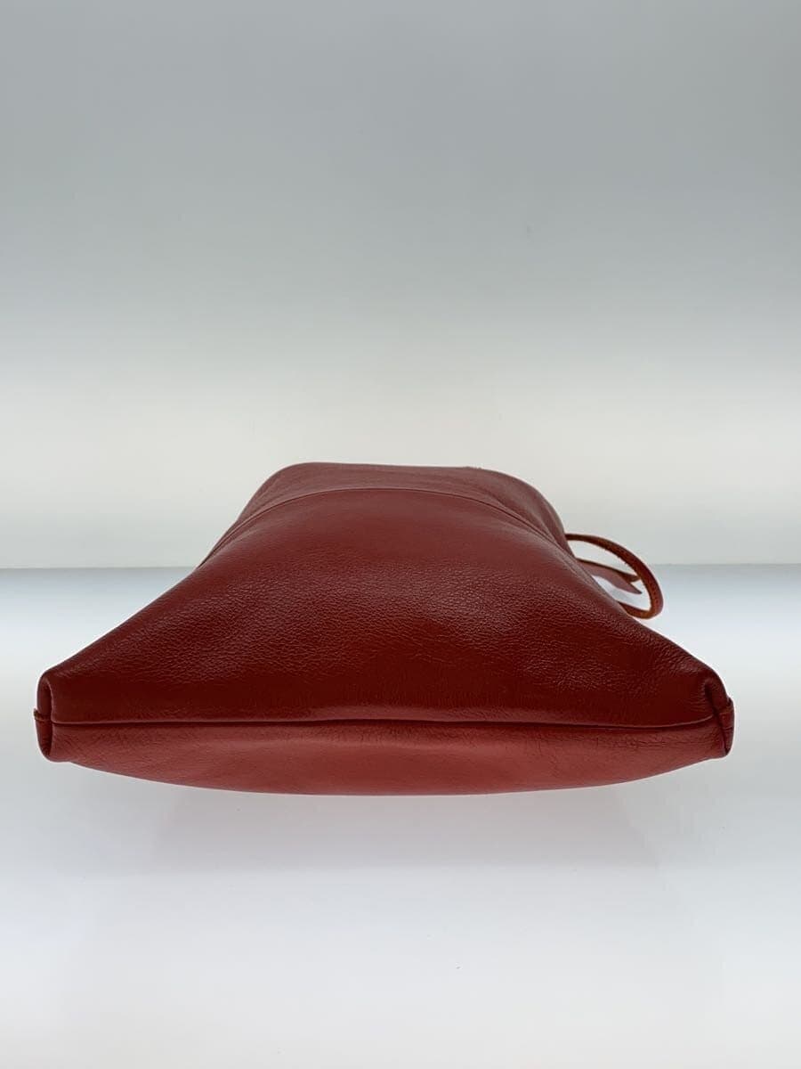 ihomi Tote Bag Leather RED Solid 4