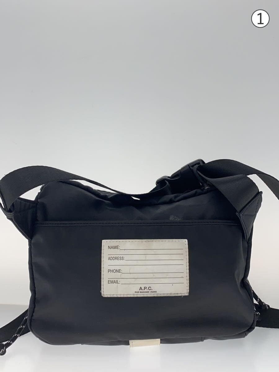 A.P.C. Shoulder Bag Nylon BLK 3