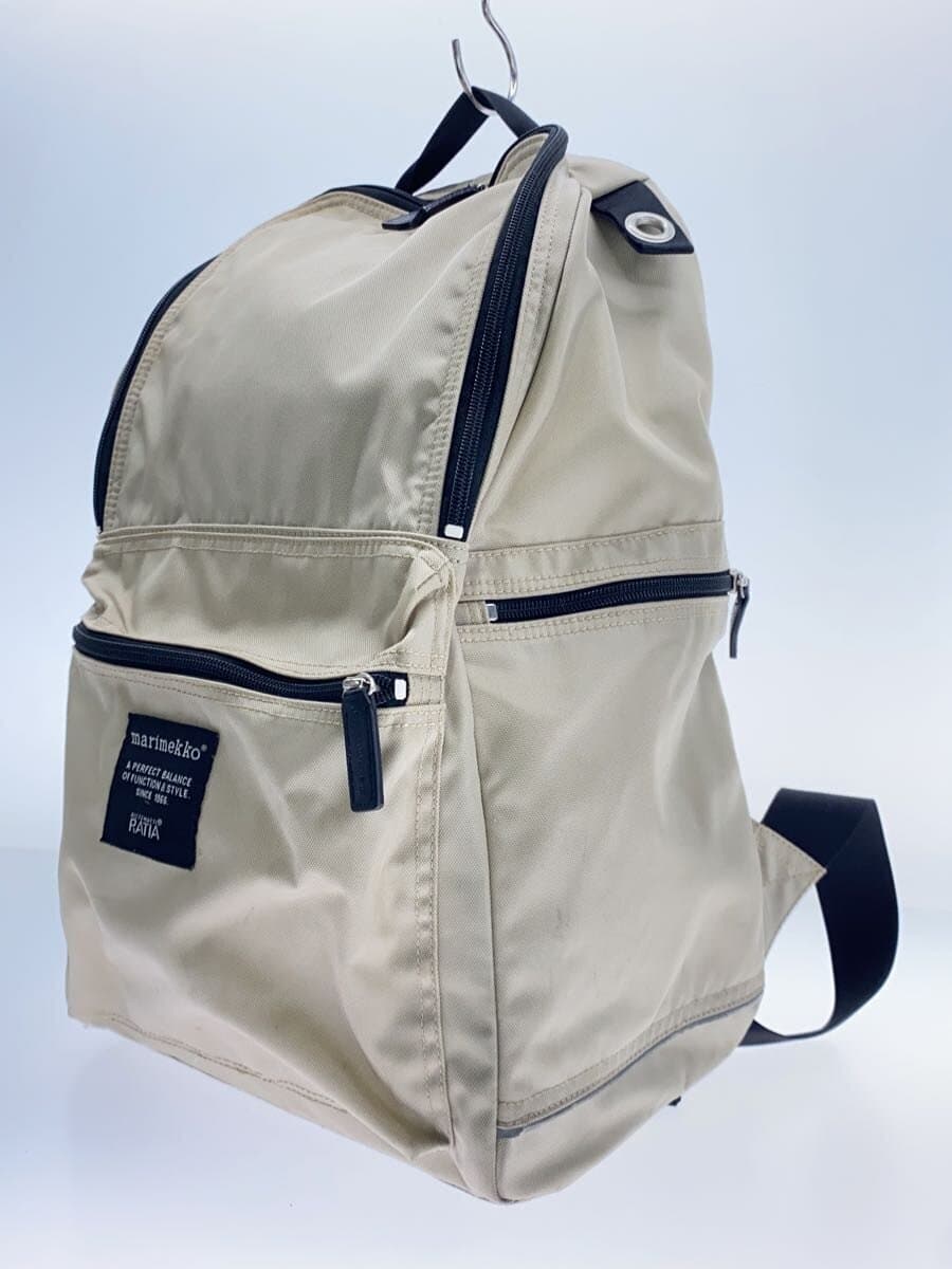 marimekko Backpack Polyester BEG Solid 2