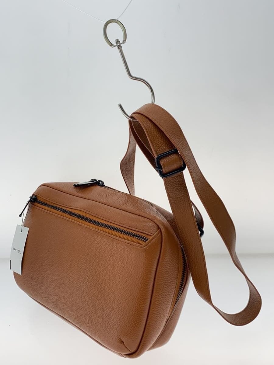 BLUE SINCERE Shoulder Bag Leather CML Solid 2