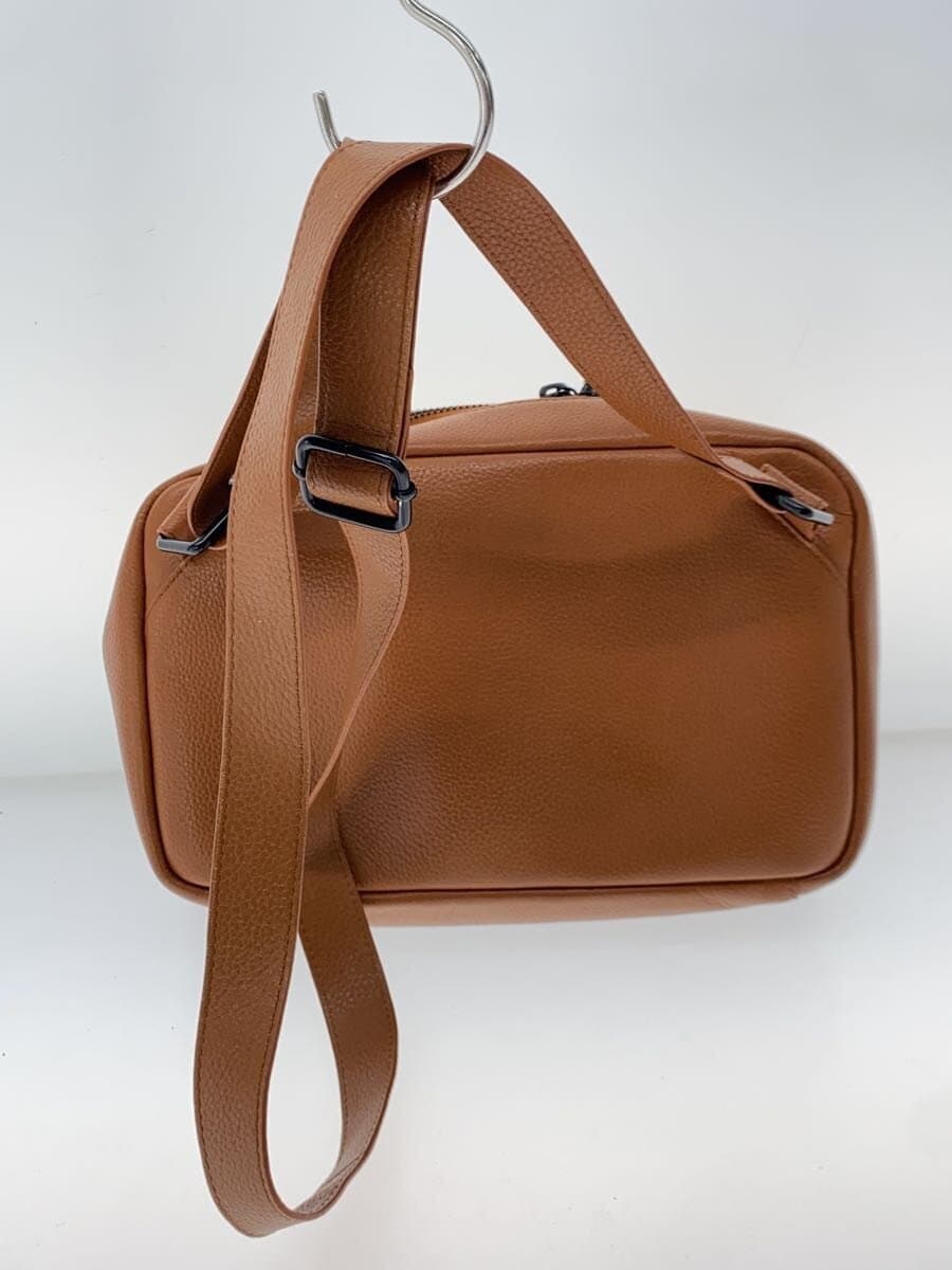 BLUE SINCERE Shoulder Bag Leather CML Solid 3