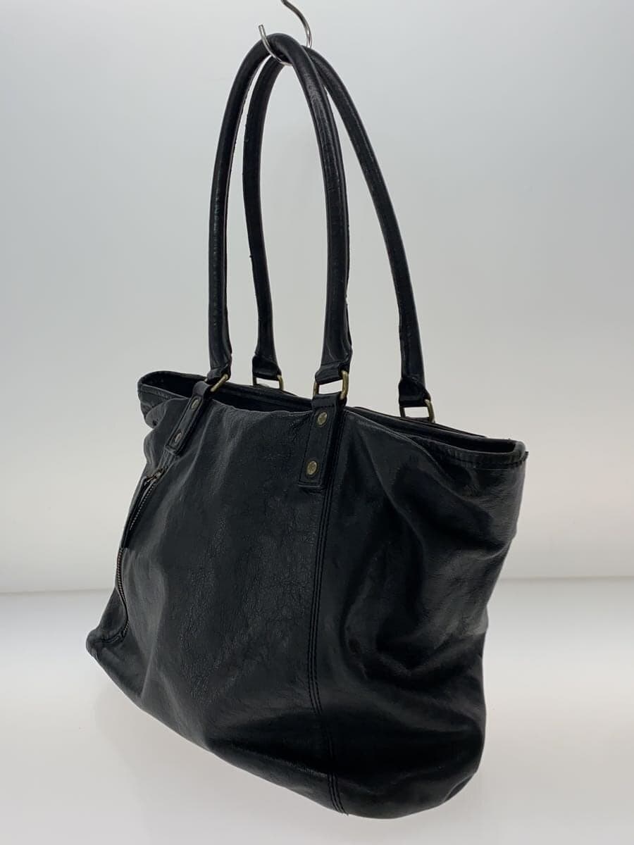 Chelica Tote Bag Leather BLK Solid 2