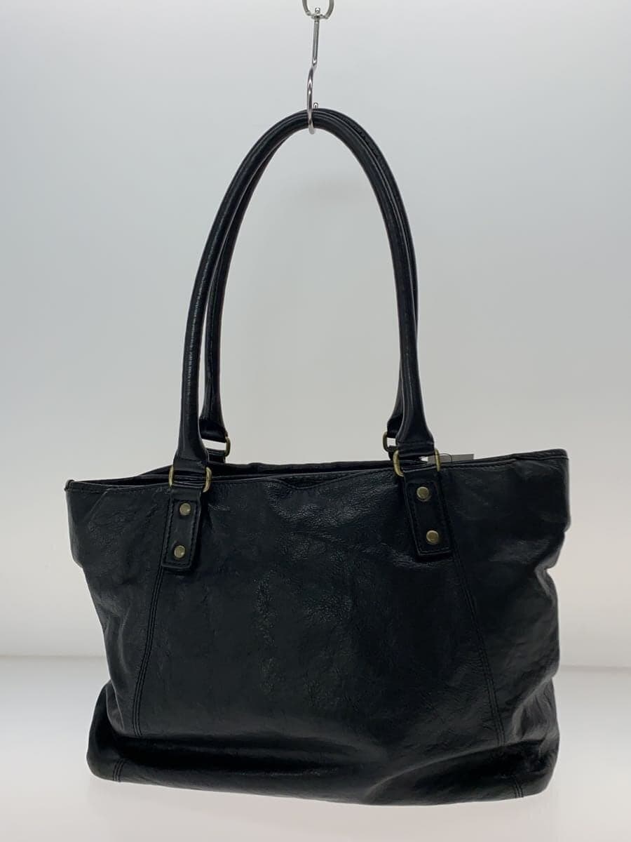 Chelica Tote Bag Leather BLK Solid 3