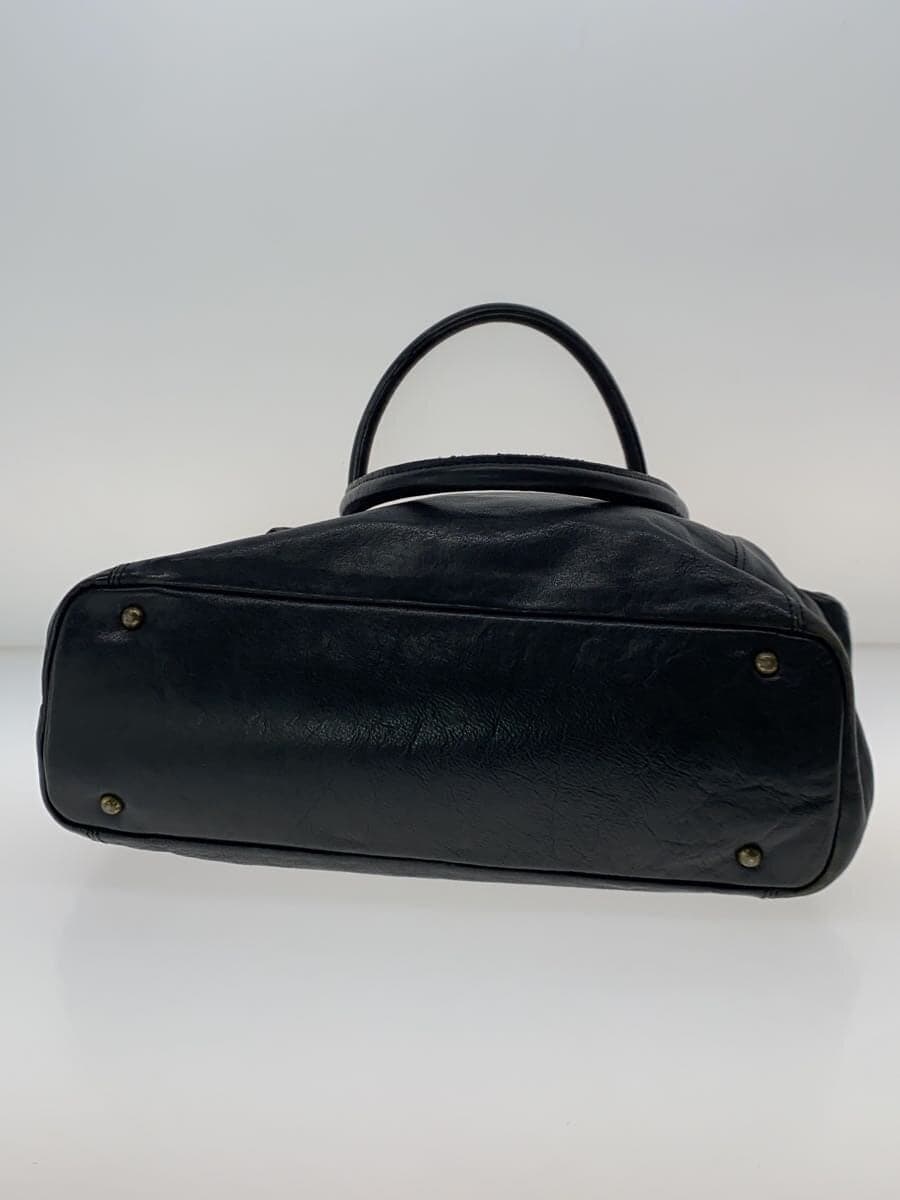 Chelica Tote Bag Leather BLK Solid 4