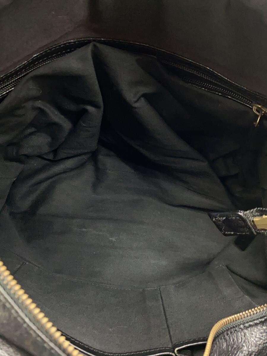 Chelica Tote Bag Leather BLK Solid 5