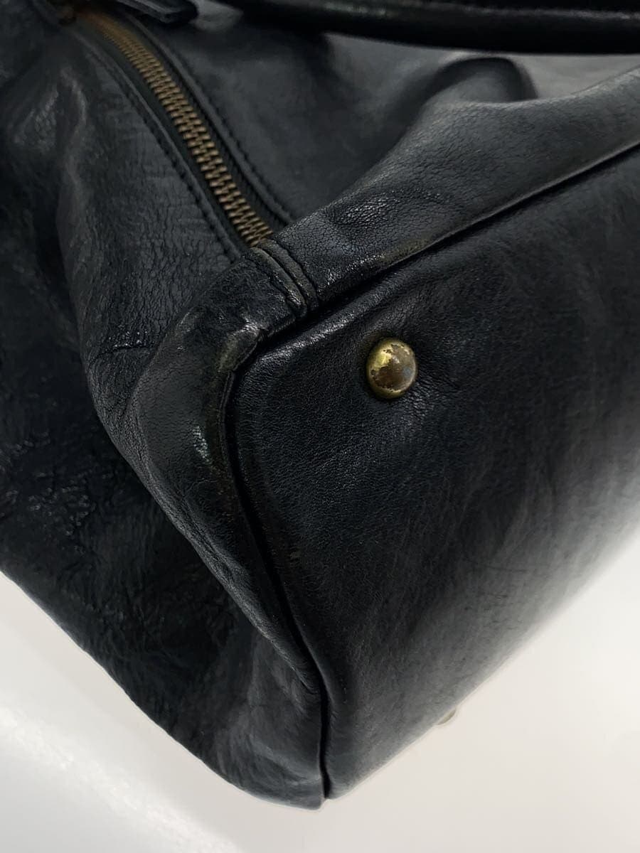 Chelica Tote Bag Leather BLK Solid 6