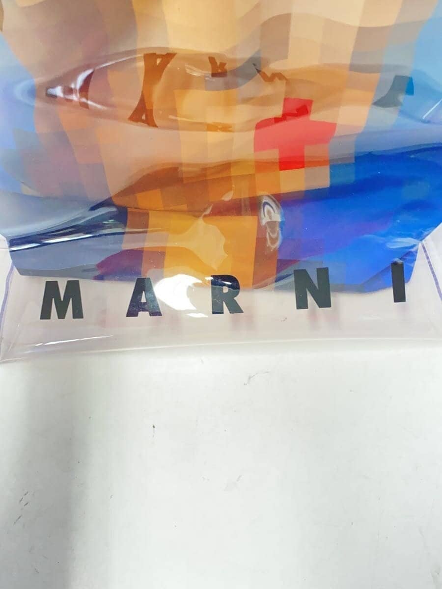 MARNI Tote Bag Multicolor Solid Pixel Print 5