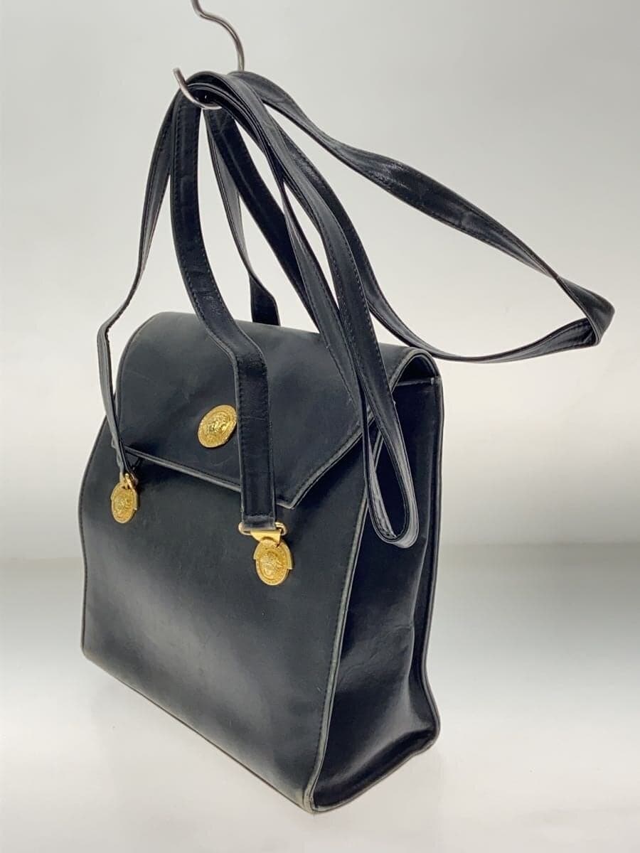 GIANNI VERSACE Shoulder Bag -- BLK Condition: As-Is Sun Motif 2