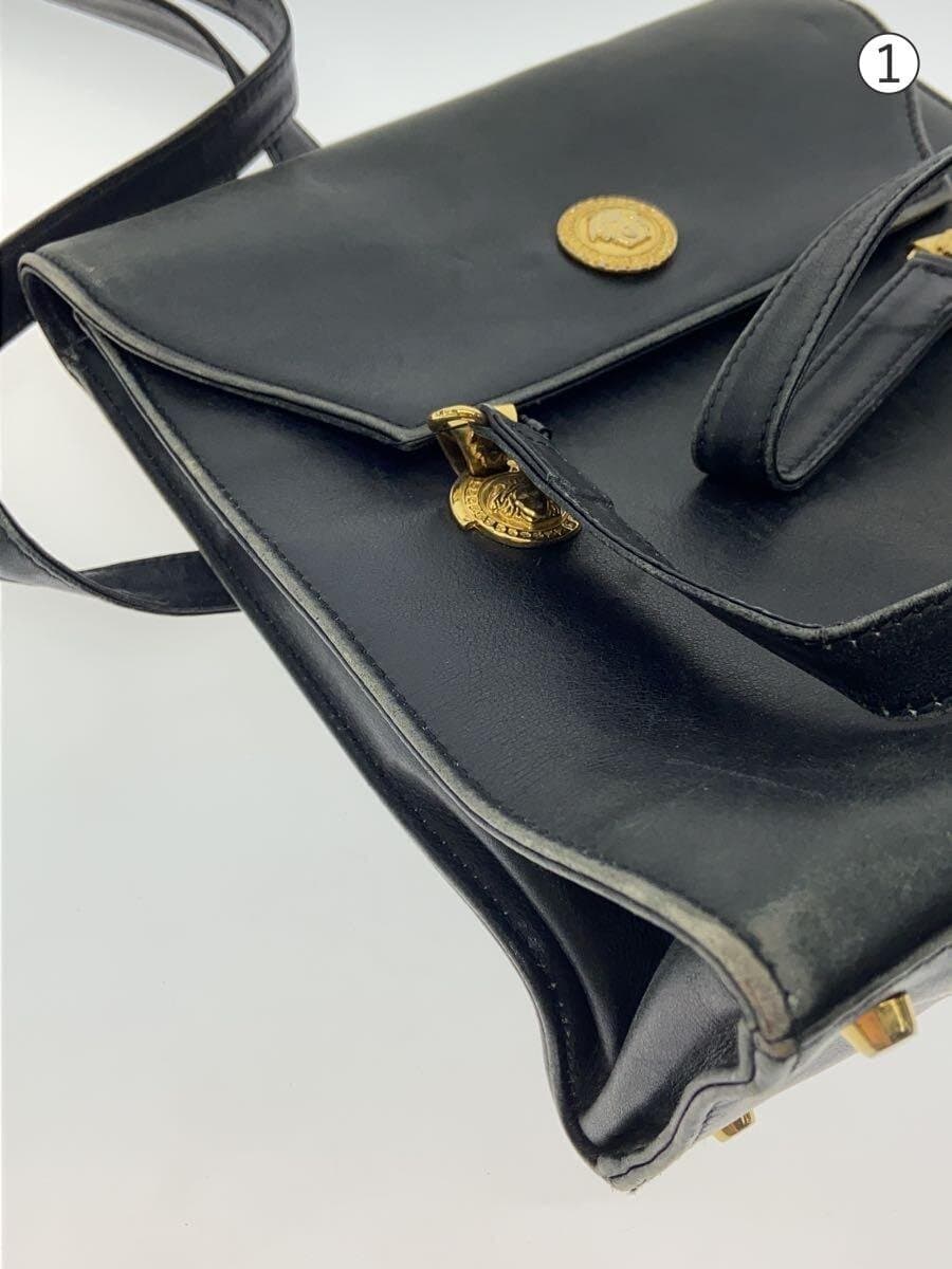GIANNI VERSACE Shoulder Bag -- BLK Condition: As-Is Sun Motif 7