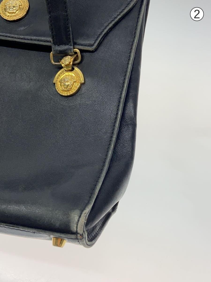 GIANNI VERSACE Shoulder Bag -- BLK Condition: As-Is Sun Motif 8