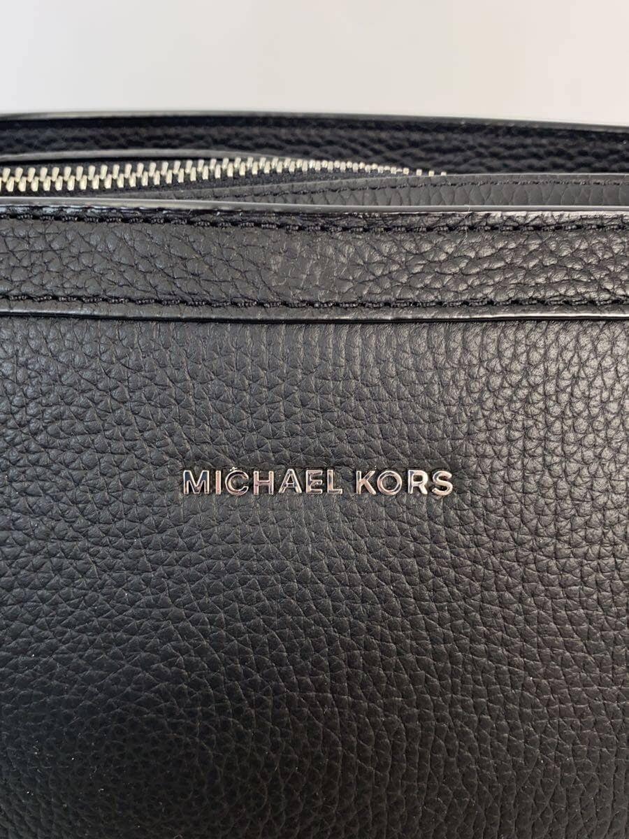 MICHAEL KORS tote bag leather BLK solid color 5