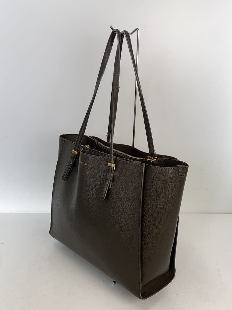 CHARLES&KEITH tote bag leather BRW plain 2
