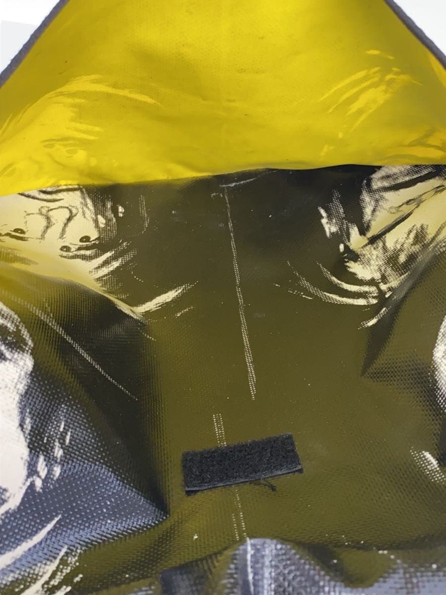 Andy Warhol Shoulder Bag PVC Black All-over Print Messenger Bag Shows signs of 8