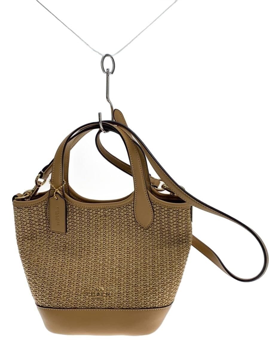 COACH Shoulder Bag BEG Solid CR351