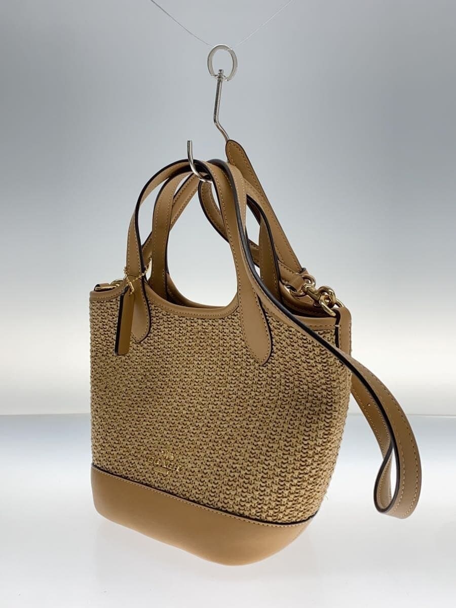 COACH Shoulder Bag BEG Solid CR351 2