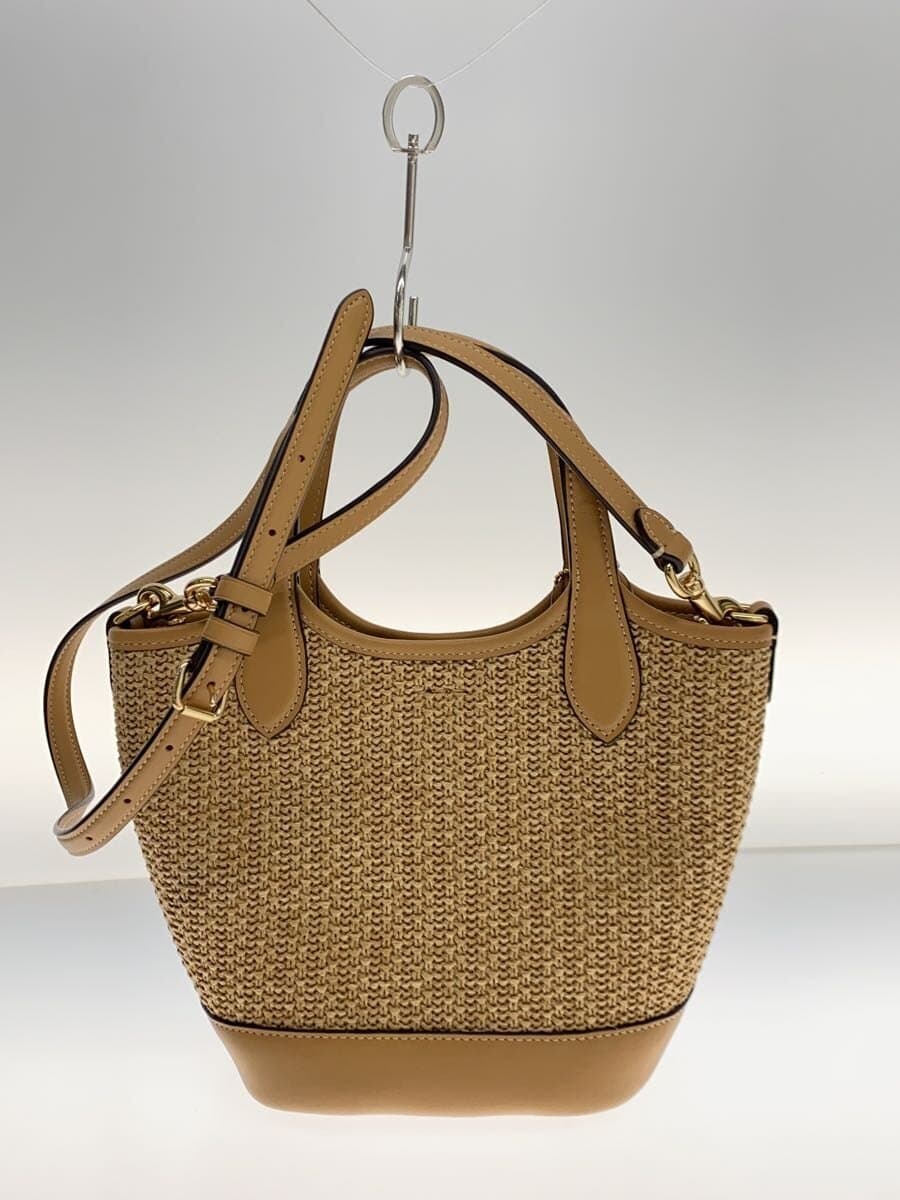 COACH Shoulder Bag BEG Solid CR351 3