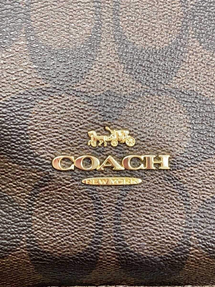 COACH Shoulder Bag_Signature_Brown PVC BRW All Over Pattern 5