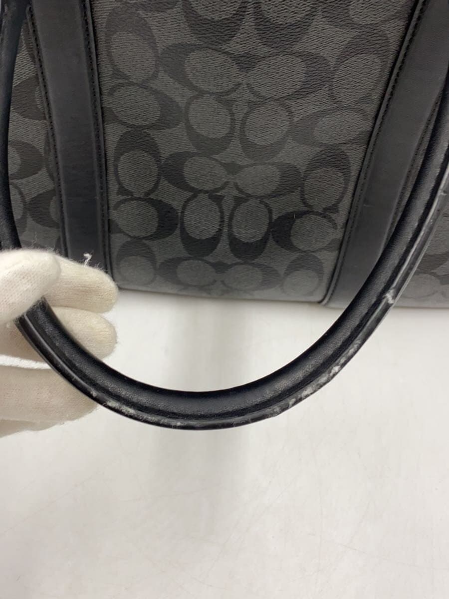 COACH Briefcase_Signature PVC BLK All Over Pattern 7