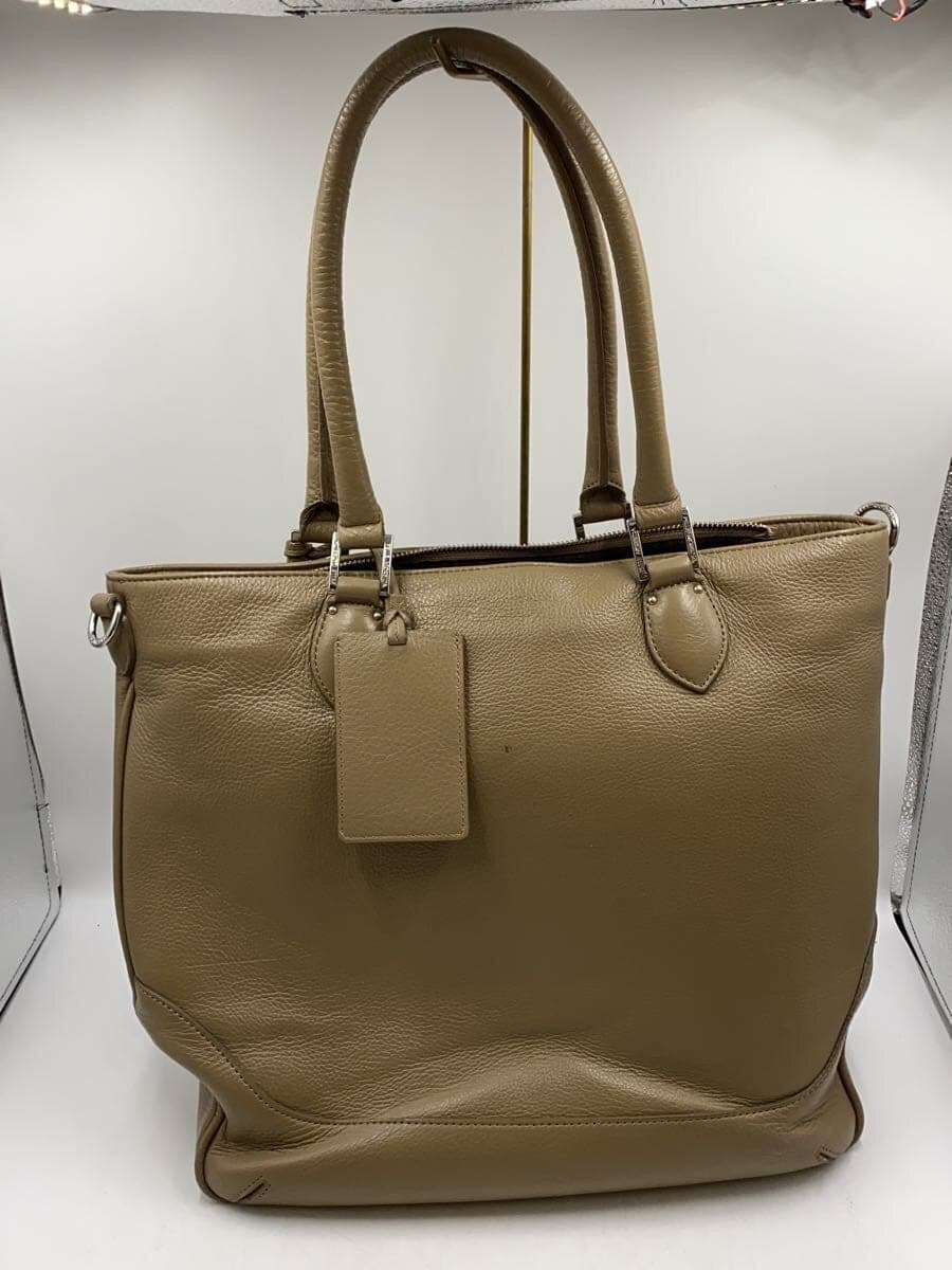 PELLE MORBIDA Tote Bag Leather BEG PMO-MB046 3