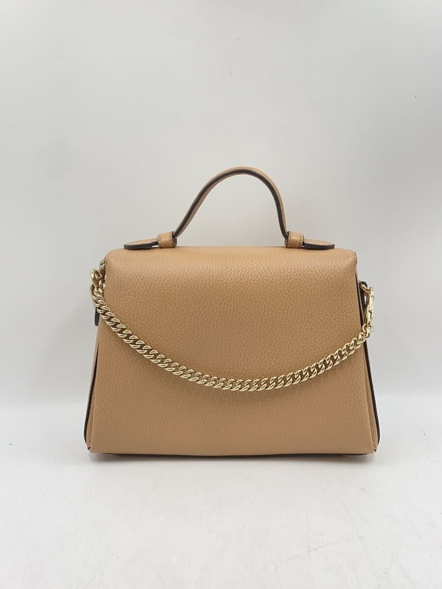 GUCCI Shoulder Bag_Interlocking G Leather BEG 3