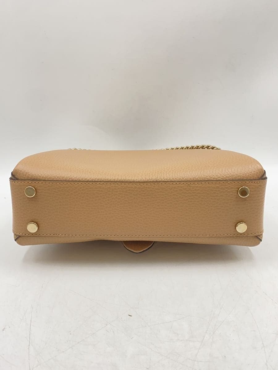 GUCCI Shoulder Bag_Interlocking G Leather BEG 4