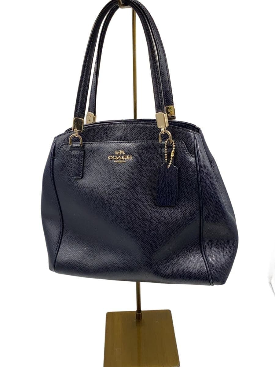 COACH Bag Leather NVY Solid F34663