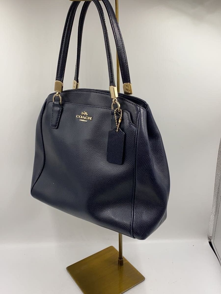COACH Bag Leather NVY Solid F34663 2
