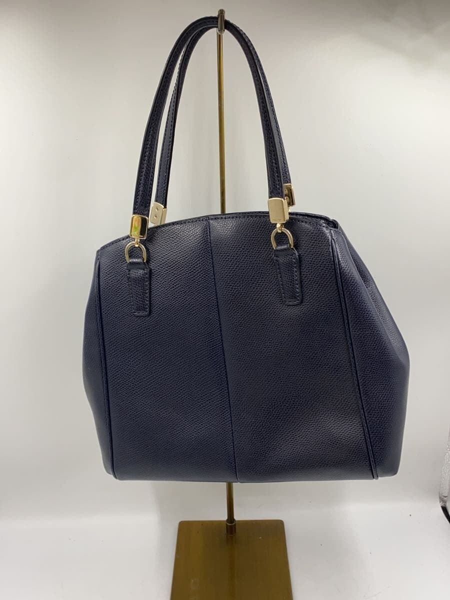 COACH Bag Leather NVY Solid F34663 3