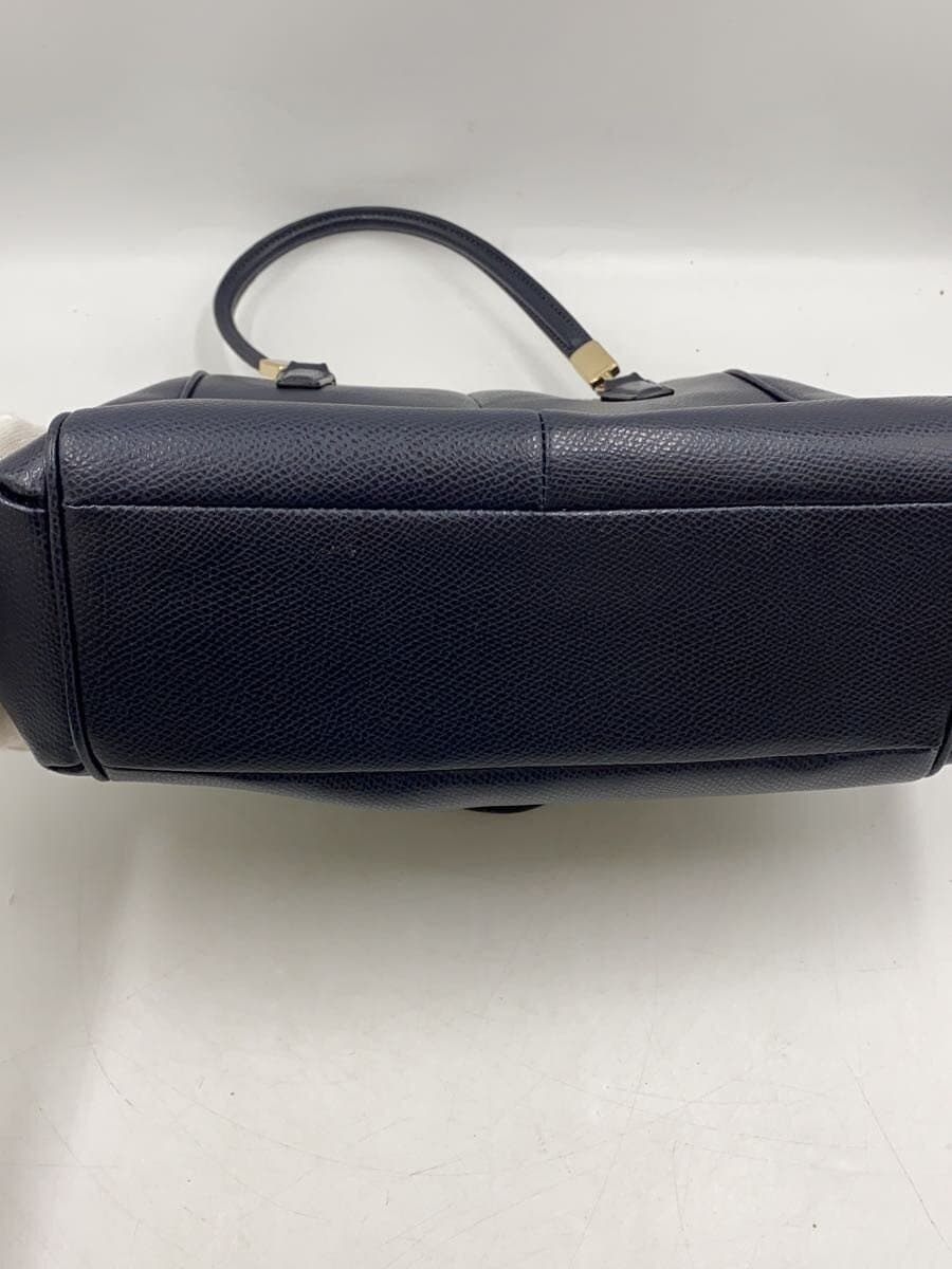 COACH Bag Leather NVY Solid F34663 4