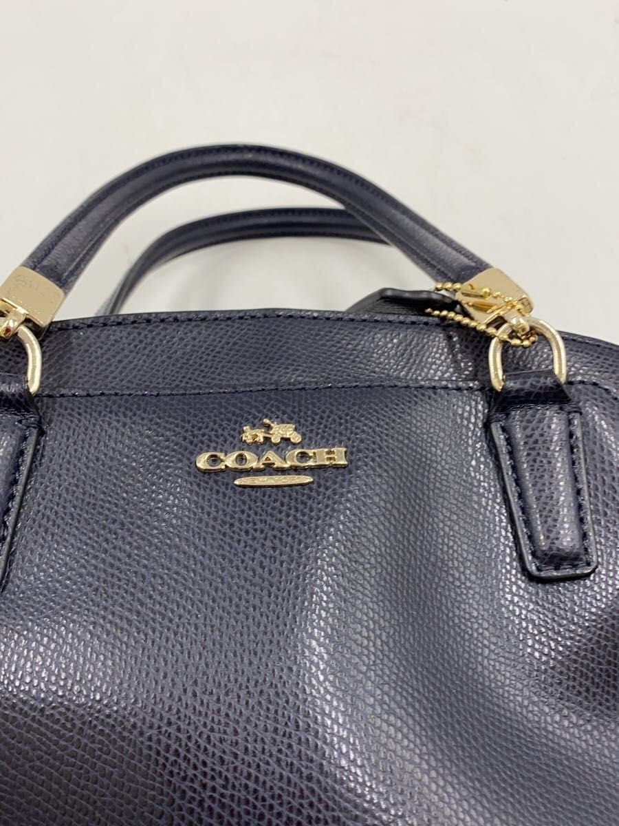 COACH Bag Leather NVY Solid F34663 5