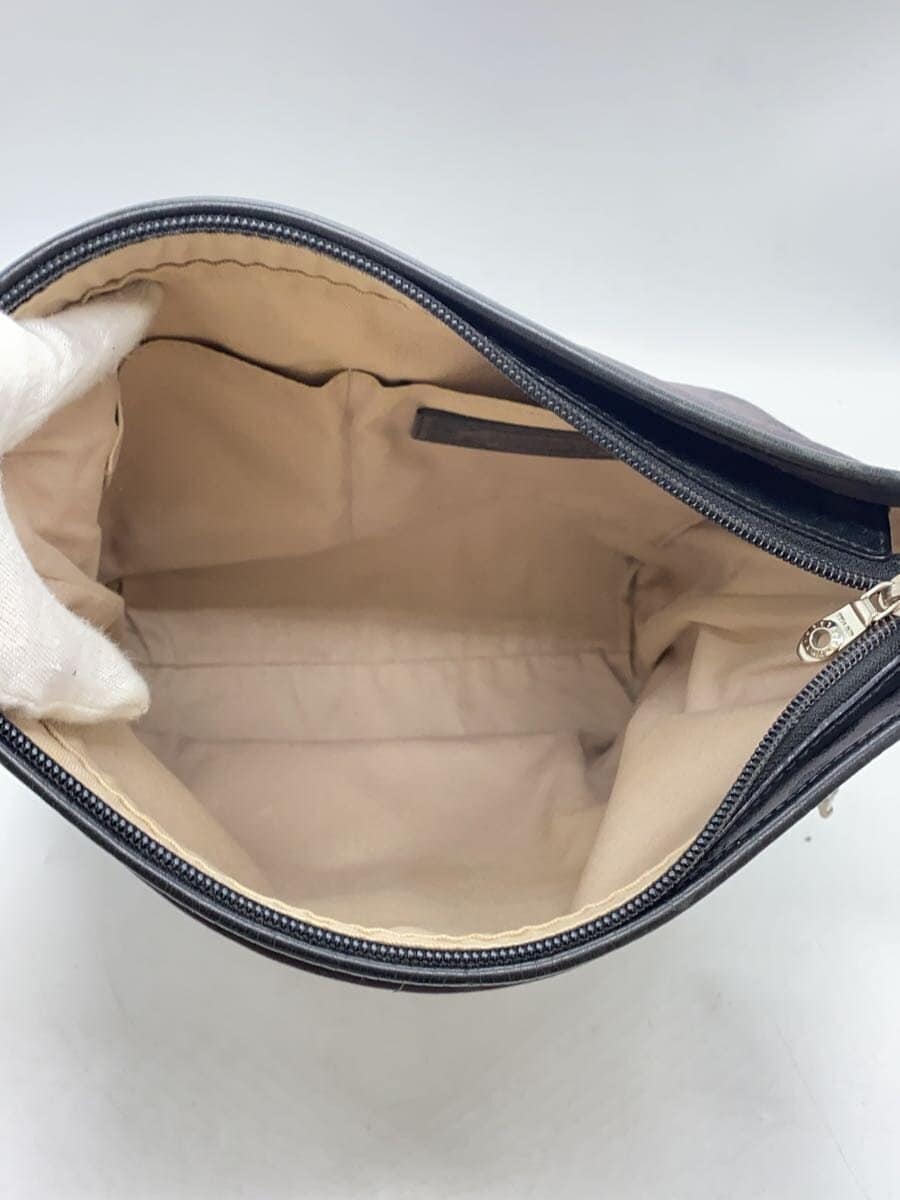 HUNTING WORLD Shoulder Bag Canvas Black All-over Print 6