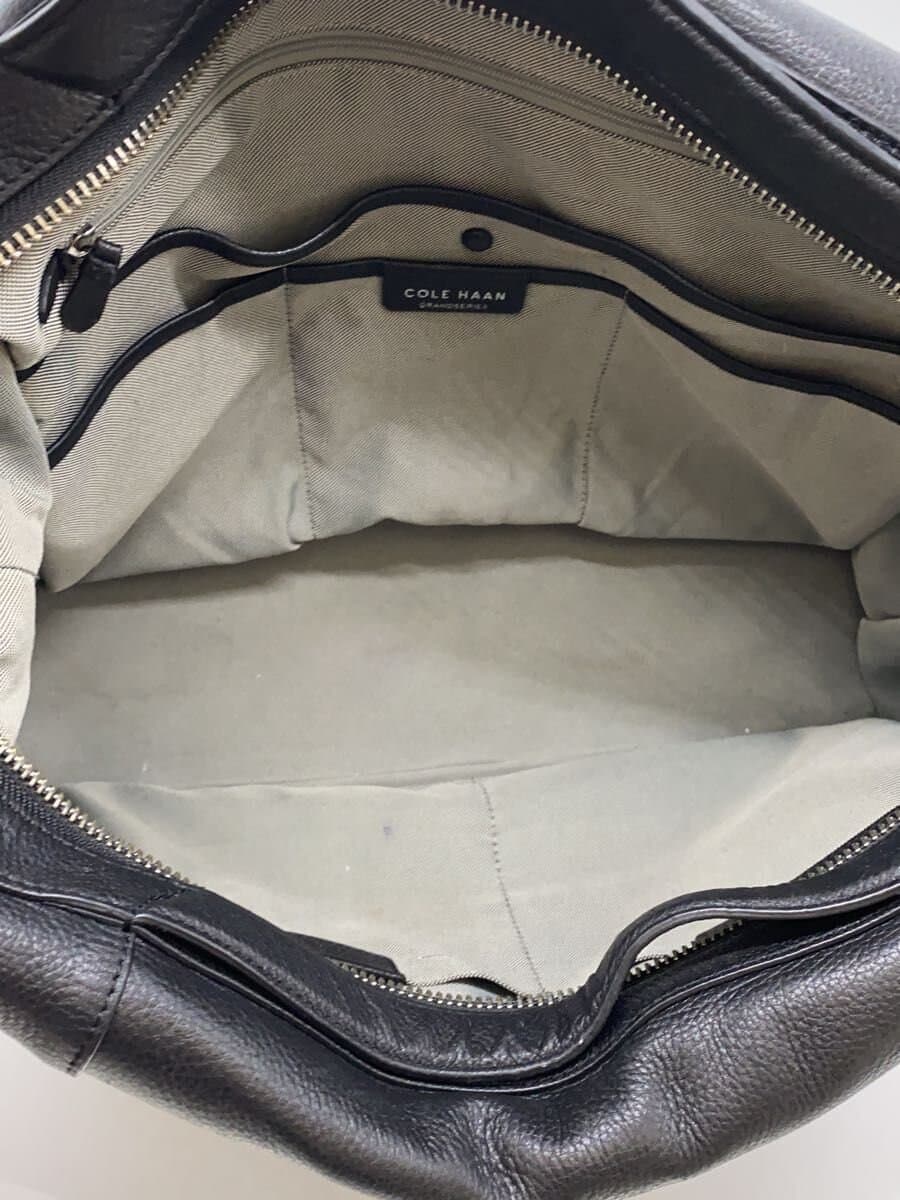 COLE HAAN shoulder bag cowhide BLK plain U04394 6