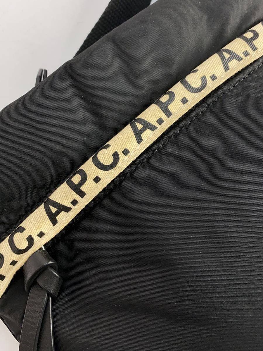 A.P.C. Logo Shoulder Bag BLK 6