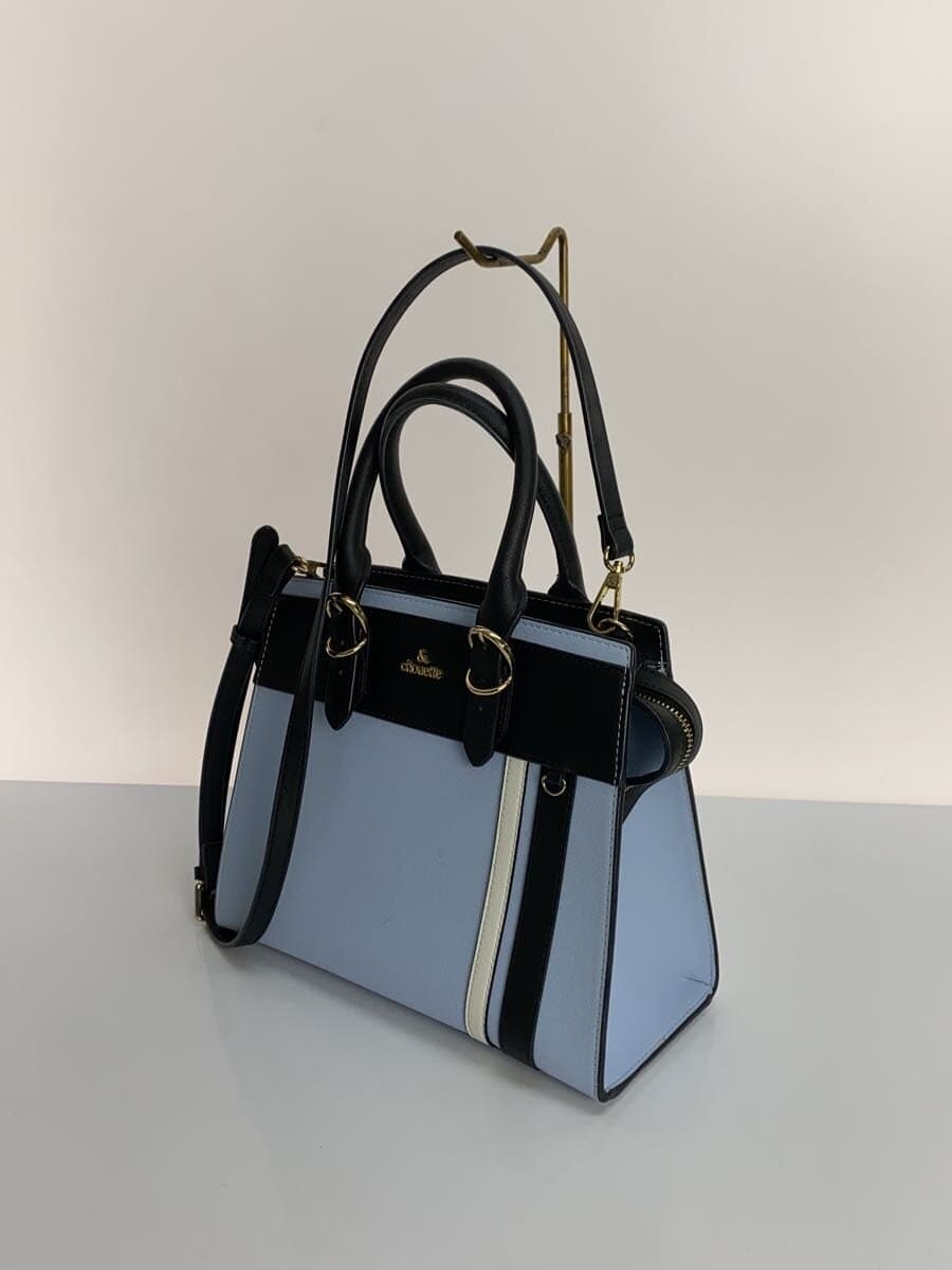 &chouette2-Way Hand Bag Shoulder Bag BLU 2