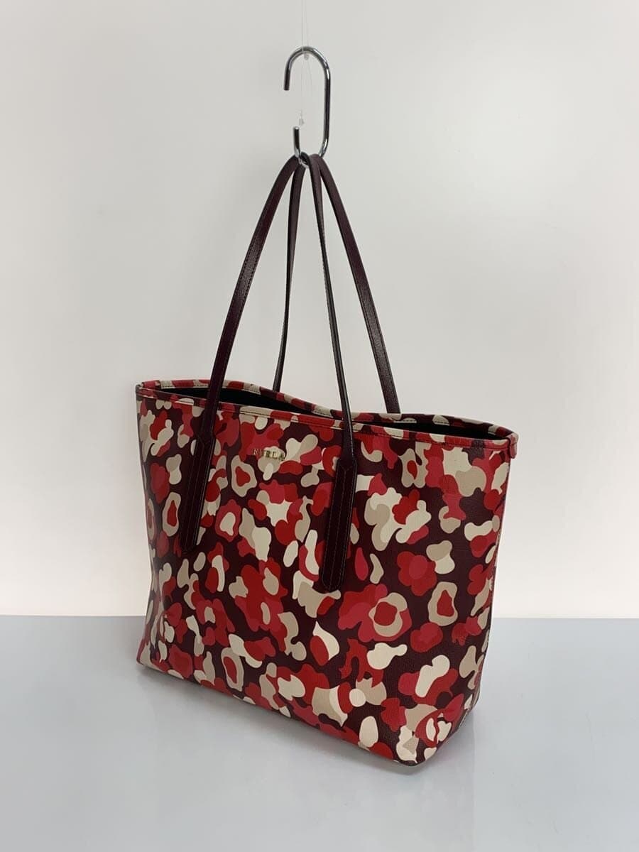 FURLA Tote Bag RED Camouflage 2