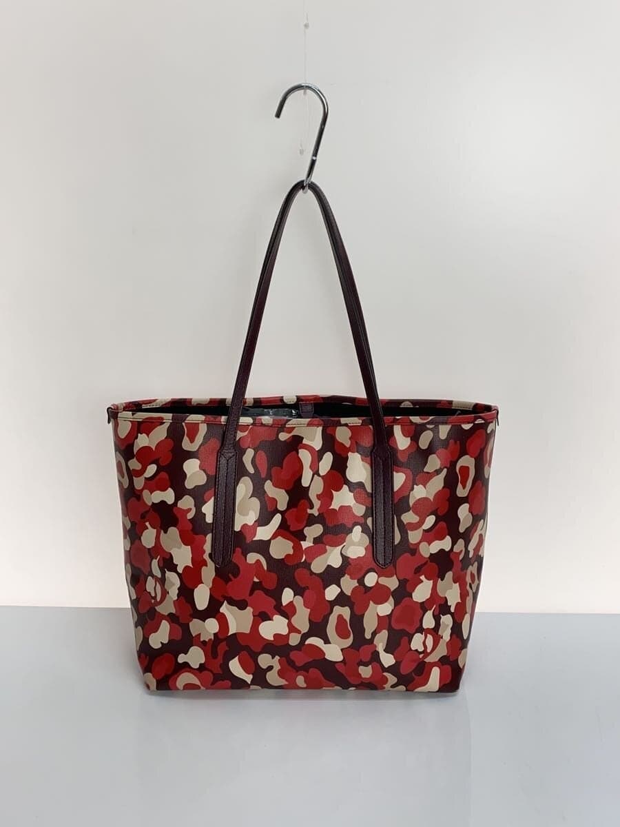 FURLA Tote Bag RED Camouflage 3