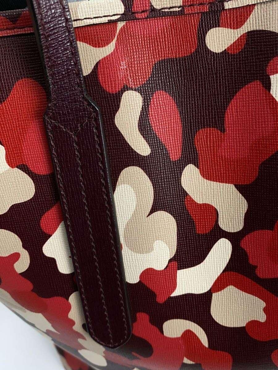 FURLA Tote Bag RED Camouflage 9