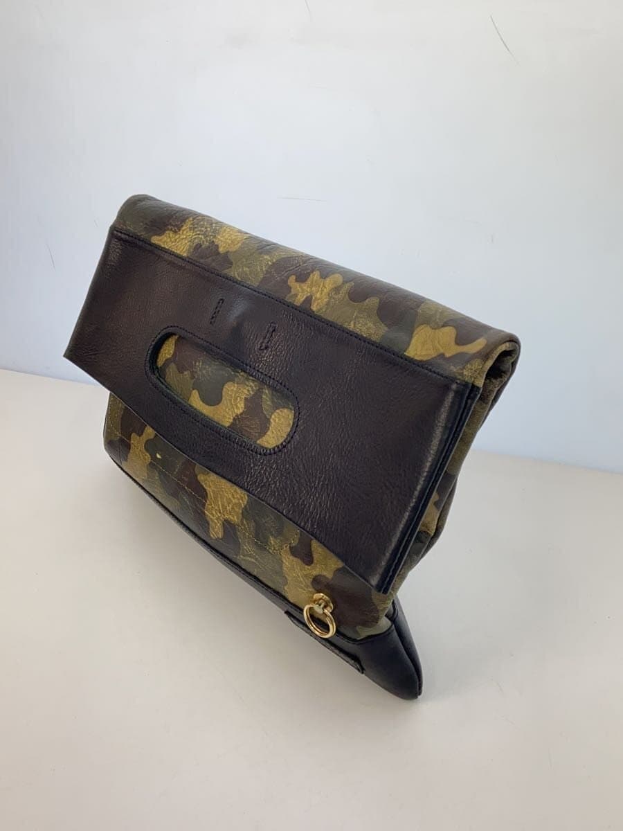marka Clutch Bag Leather GRN Camouflage 2