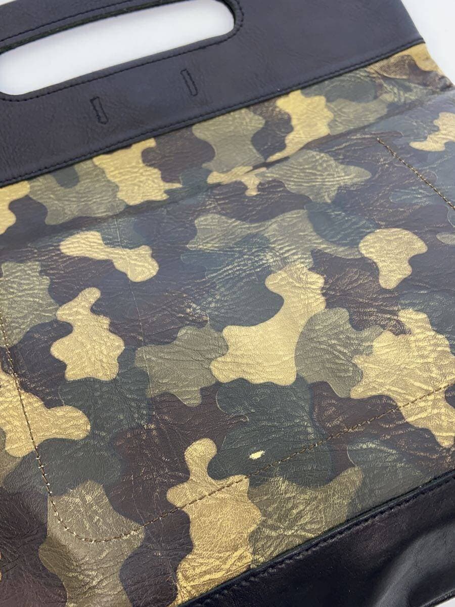 marka Clutch Bag Leather GRN Camouflage 7