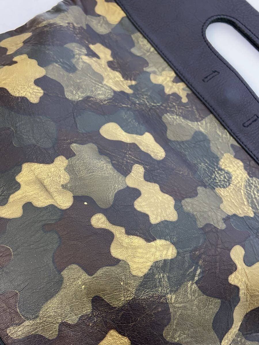 marka Clutch Bag Leather GRN Camouflage 8