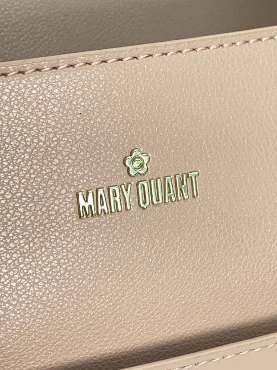 MARY QUANT Logo Tote Bag PNK Solid 5