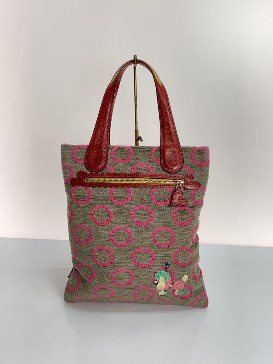 Think Bee!Poodle Tote Bag GRY 3