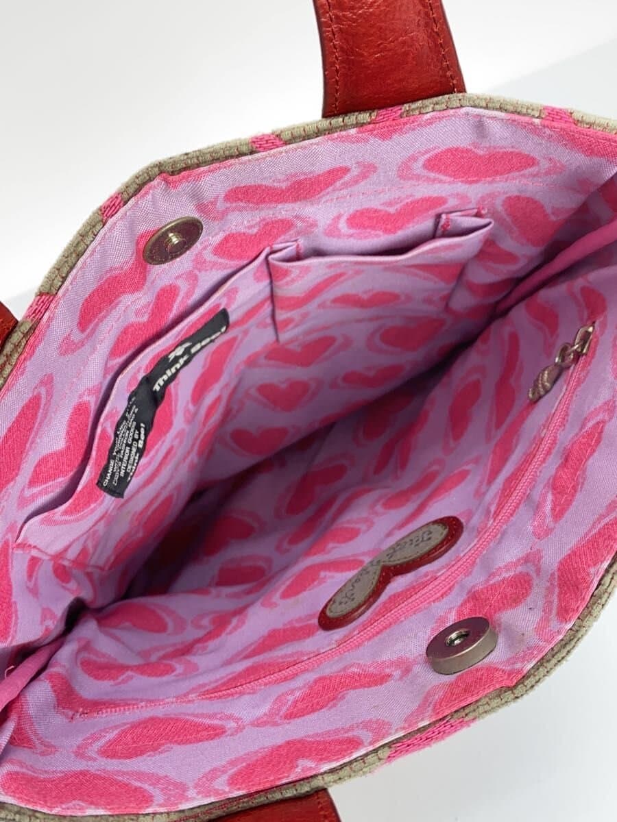 Think Bee!Poodle Tote Bag GRY 6