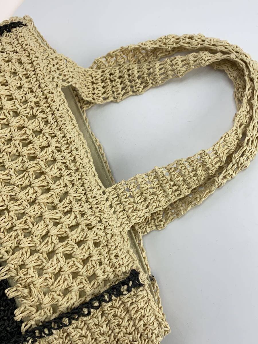 SNIDEL Pattern Weave Logo Tote Bag BEG SWGB252632 7