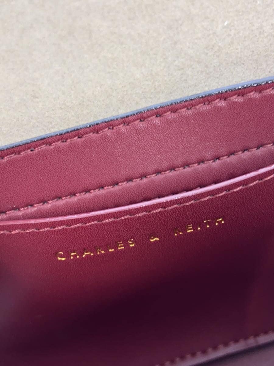 CHARLES&KEITH Chunky Chain Link Saddle Bag Shoulder Bag BLK Solid 5