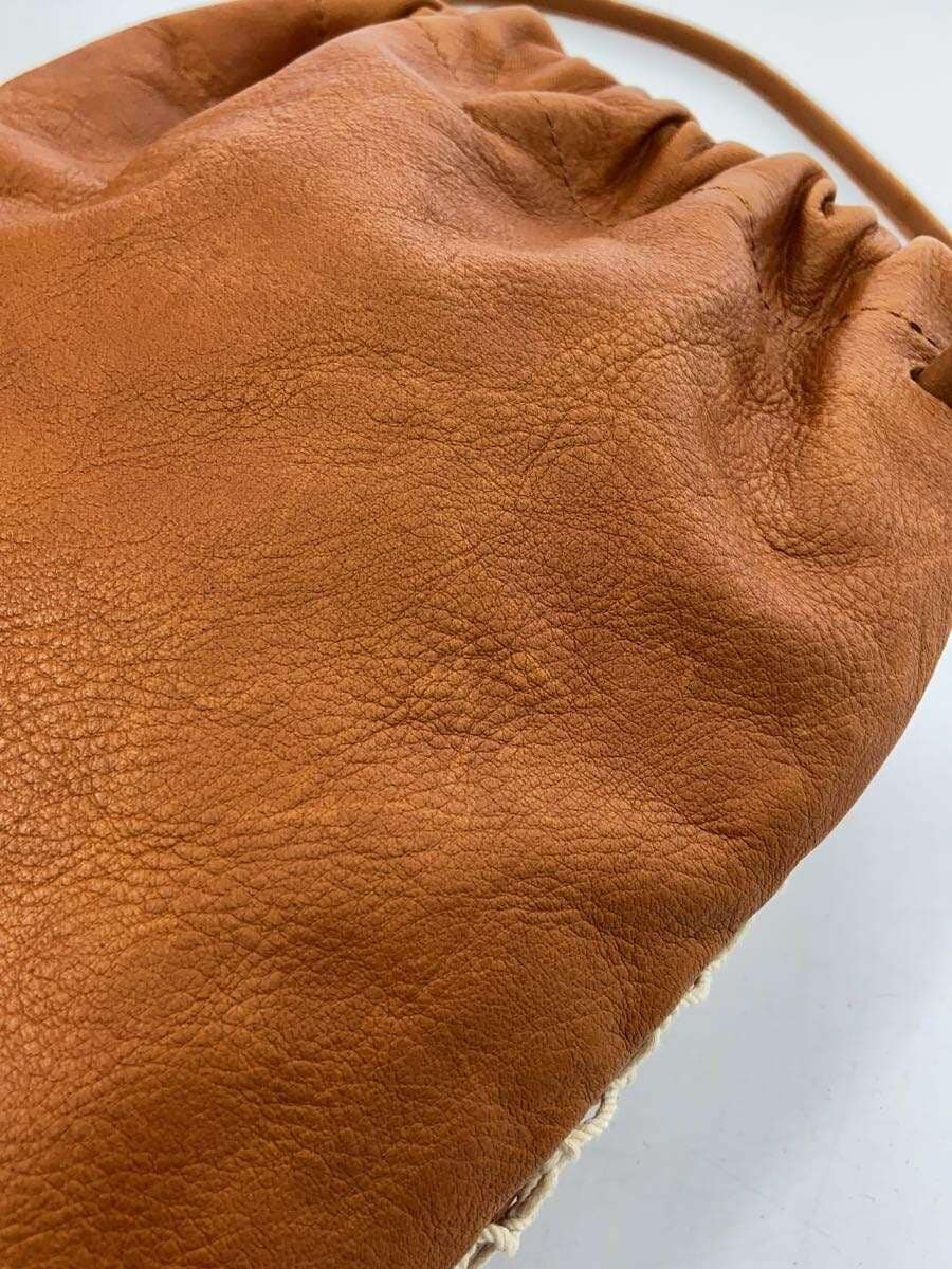 SLOW&CO fishing bag drawstring bag bag leather CML plain 8