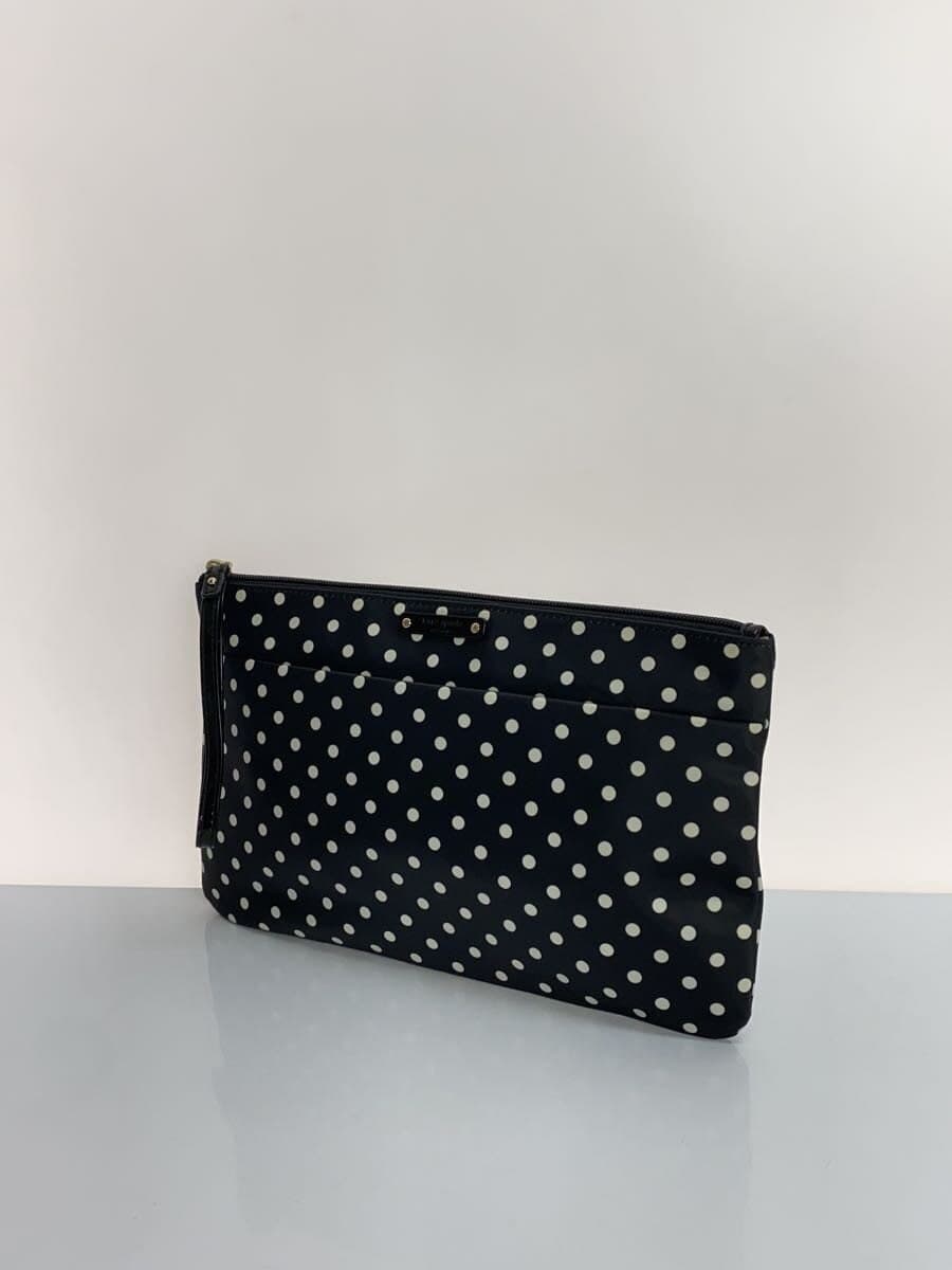 kate spade new york Clutch Bag Pouch Nylon BLK Dot 2