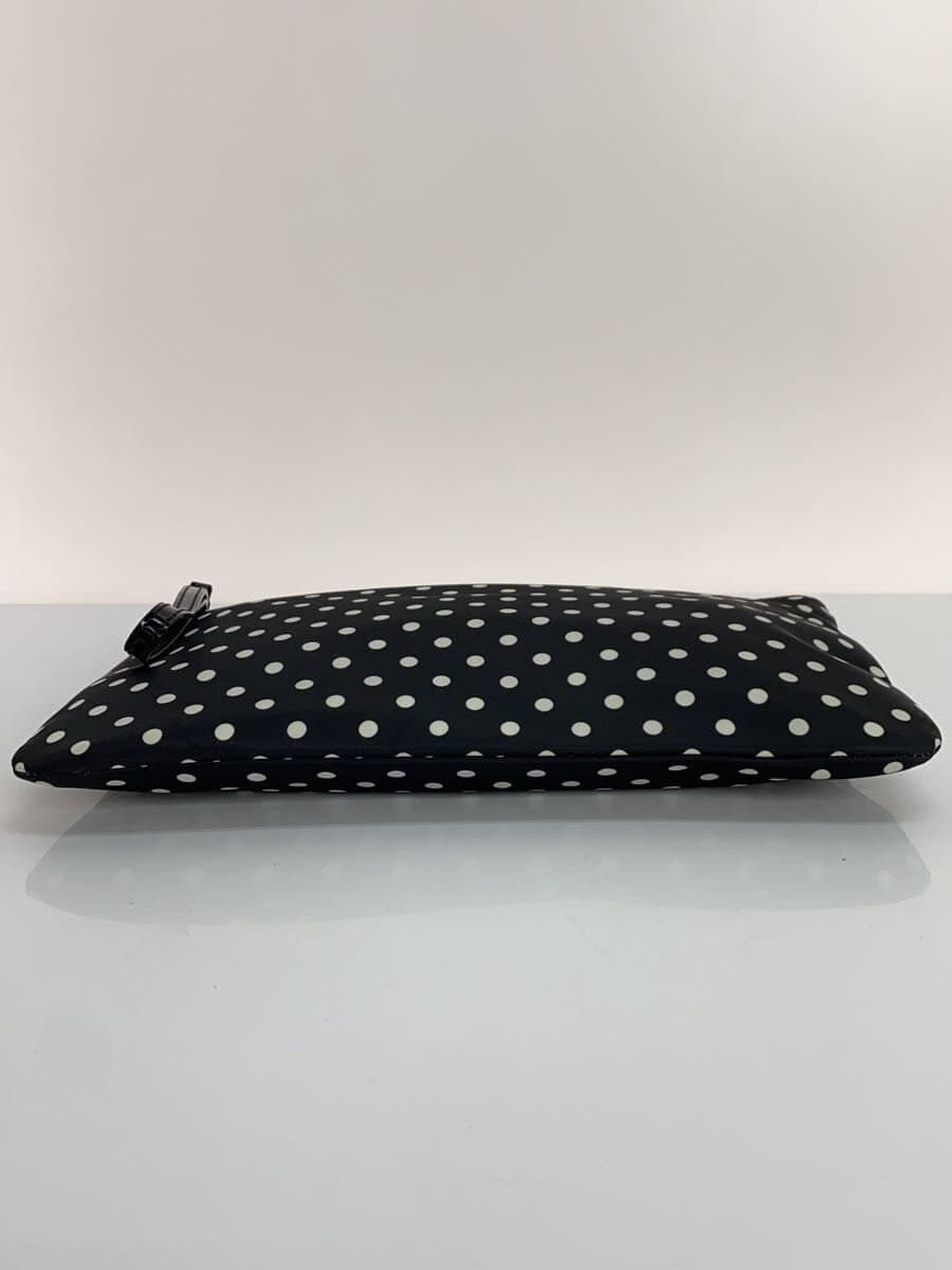 kate spade new york Clutch Bag Pouch Nylon BLK Dot 4