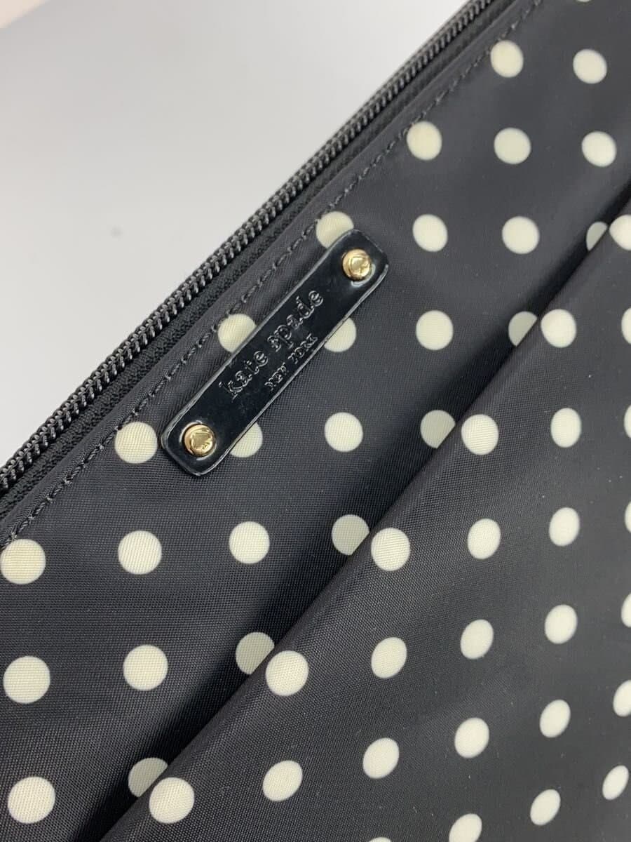 kate spade new york Clutch Bag Pouch Nylon BLK Dot 8