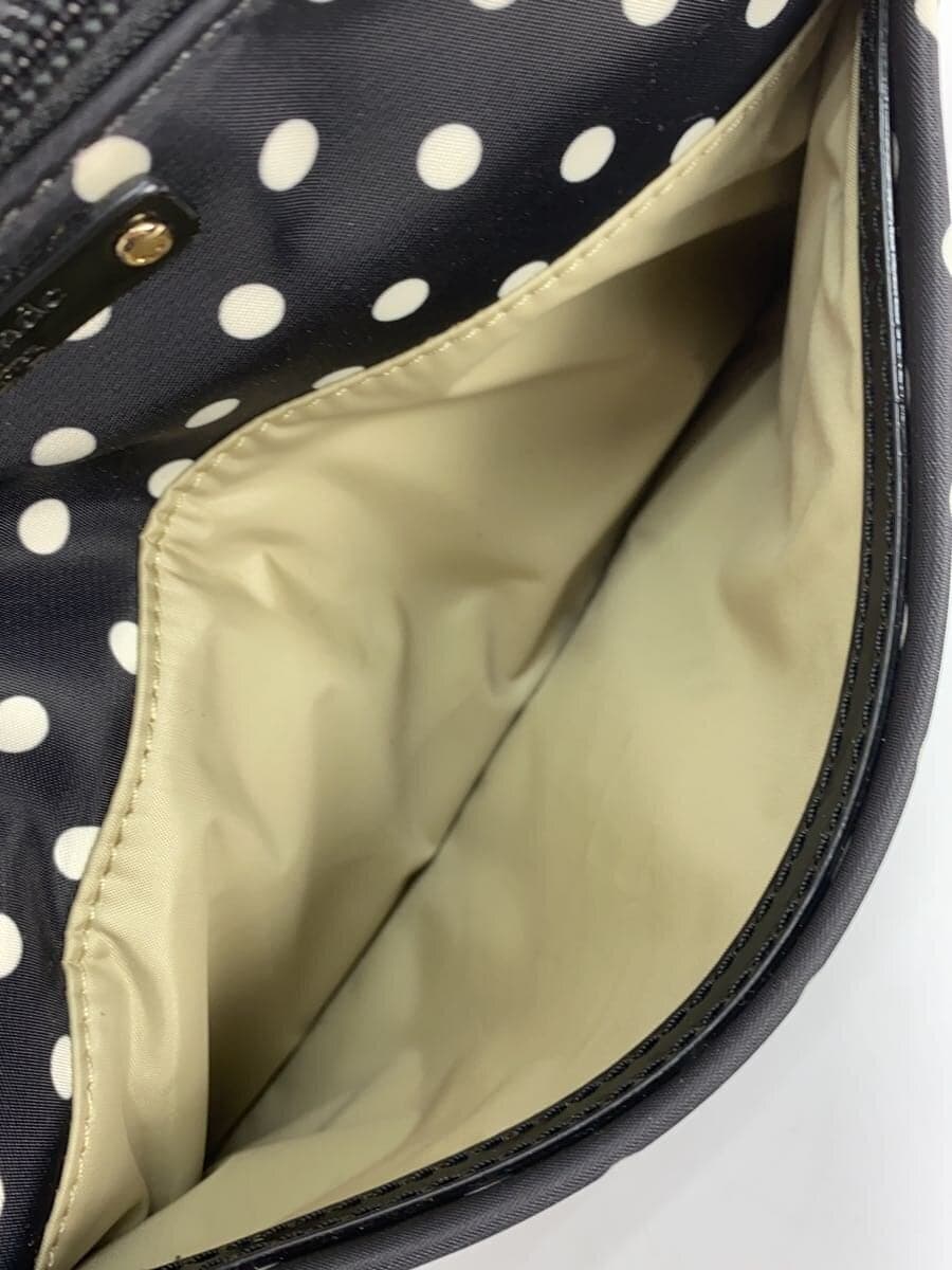 kate spade new york Clutch Bag Pouch Nylon BLK Dot 9